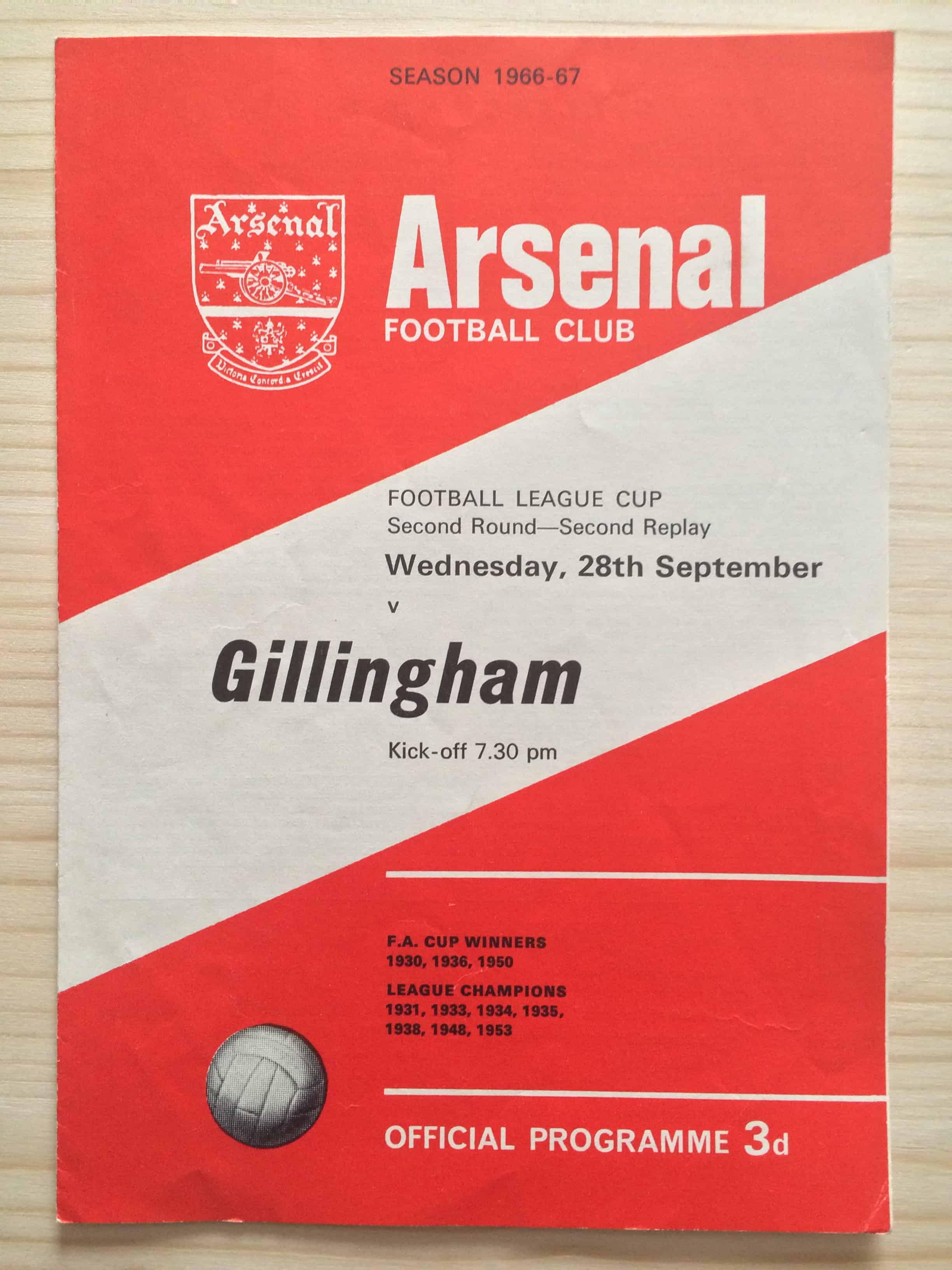 Arsenal FC v Gillingham City